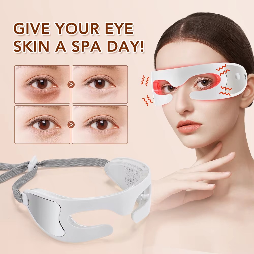 LED Photon Light LED Eye Massa - đánh giá và giá Light Therapy Glasses