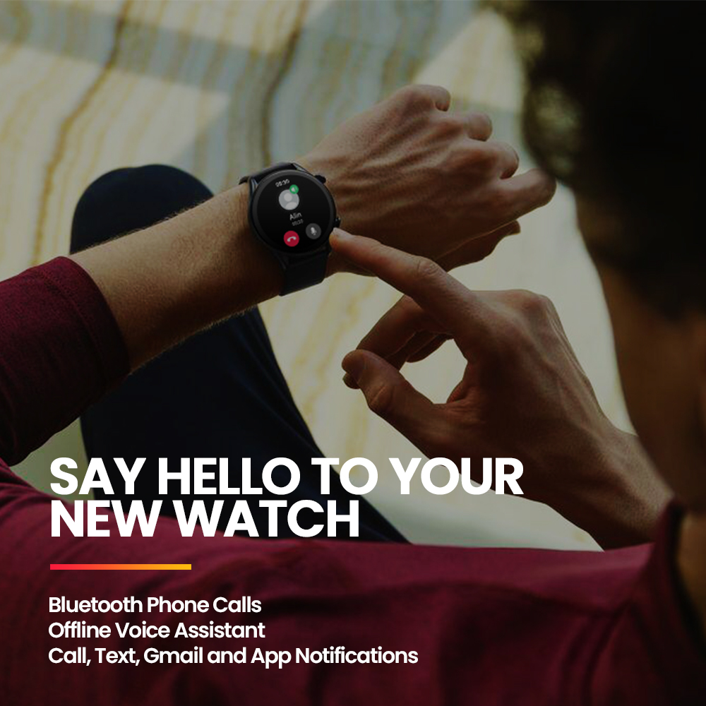 New Zeblaze Btalk 3 Plus Voice - đánh giá và giá Fall Detection Watch